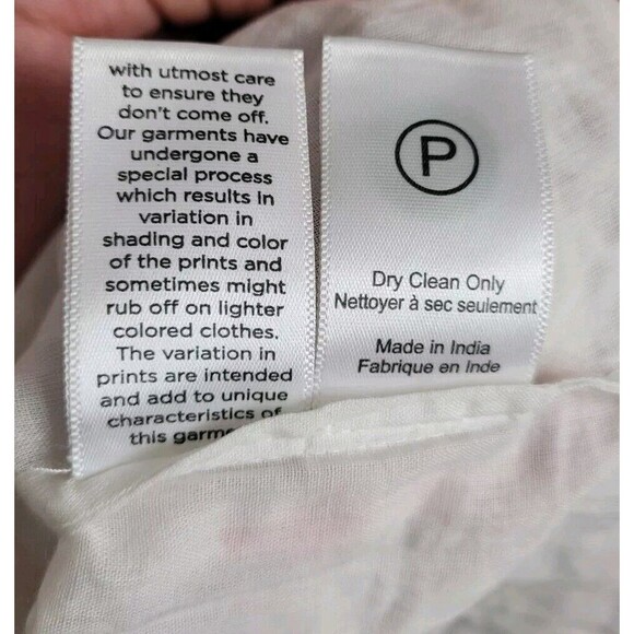 Hemant And Nandita Raisa Short Eyelet Dress Off White Size Large Preppy Cutout - Picture 14 of 16